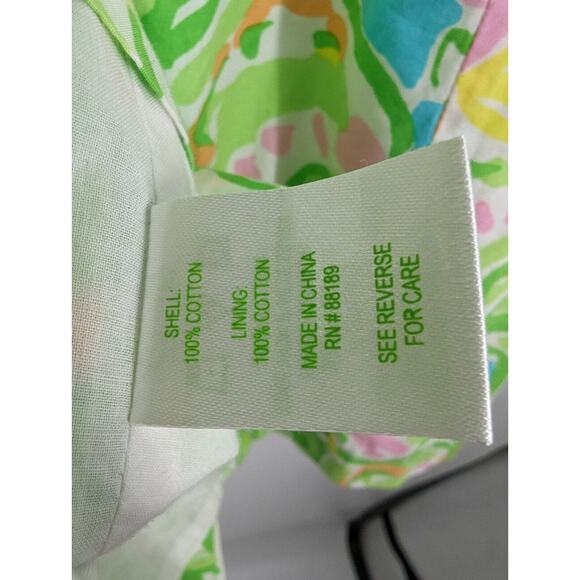 Lilly Pulitzer women SZ 2 Fryer Elephant Ear Shift Dress Summer Cocktail Casual - Picture 7 of 7